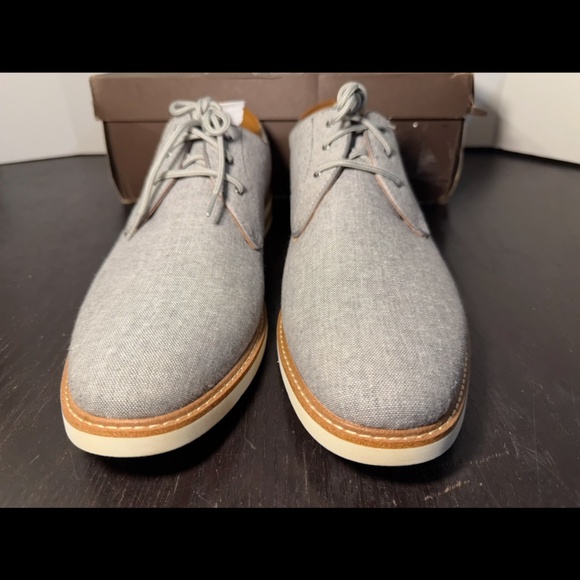 Florsheim Highland Canvas Plain Toe Oxford Grey Canvas/White Sole Mens 13M main image 14